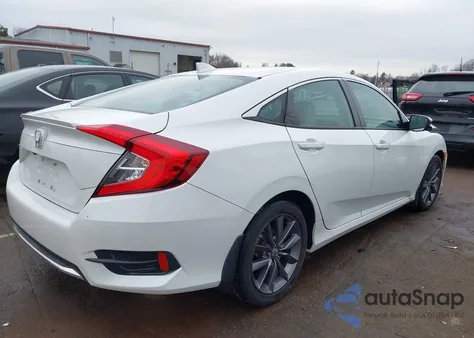 2020 Honda Civic Ex from USA, damaged, VIN 19XFC1F35LE018787